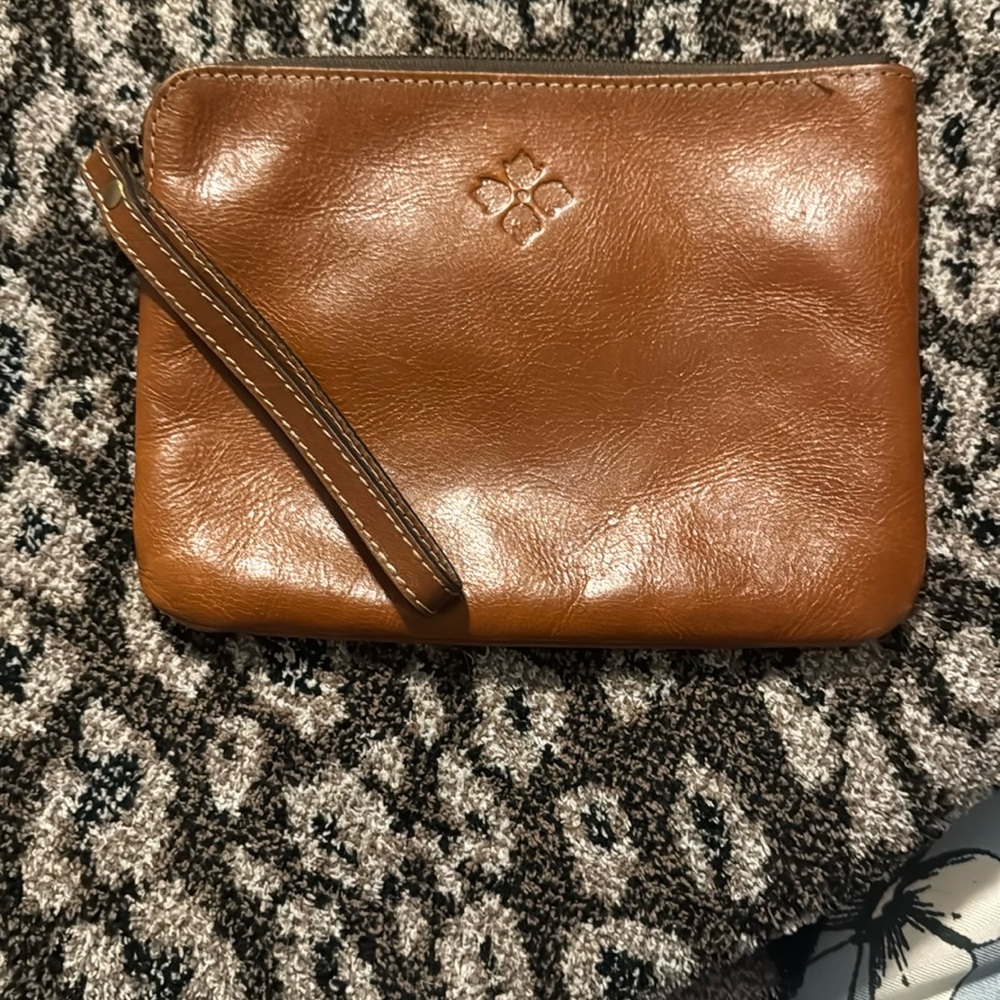 Patricia Nash Leather Wristlet/Clutch